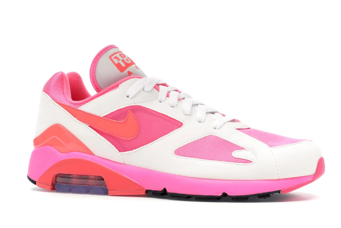 Vue 3 de Nike Air Max 180 Comme des Garcons White