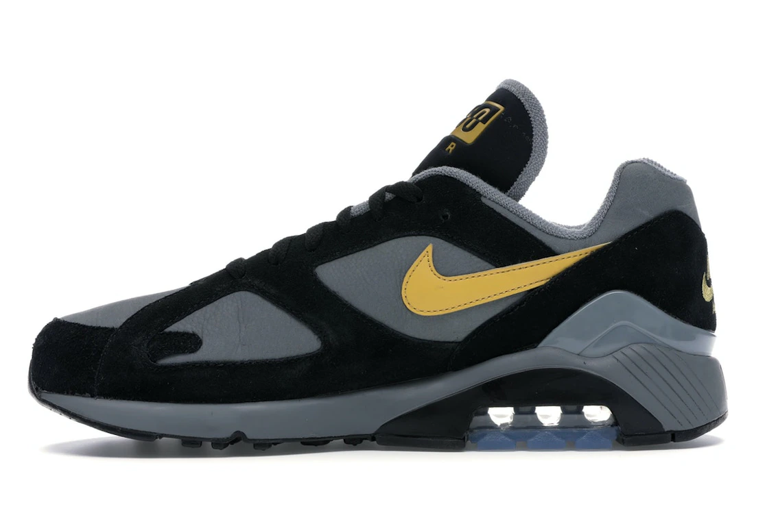 Vue 19 de Nike Air Max 180 Cool Grey Black Wheat Gold