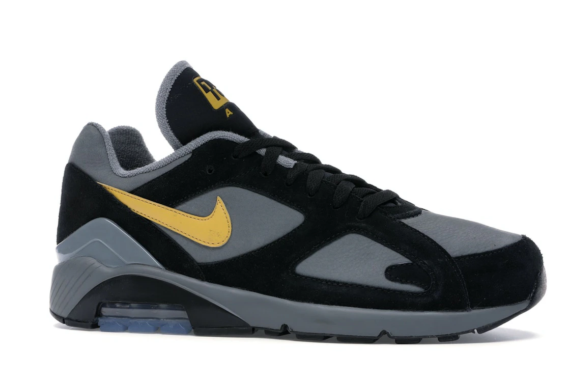 Vue 3 de Nike Air Max 180 Cool Grey Black Wheat Gold