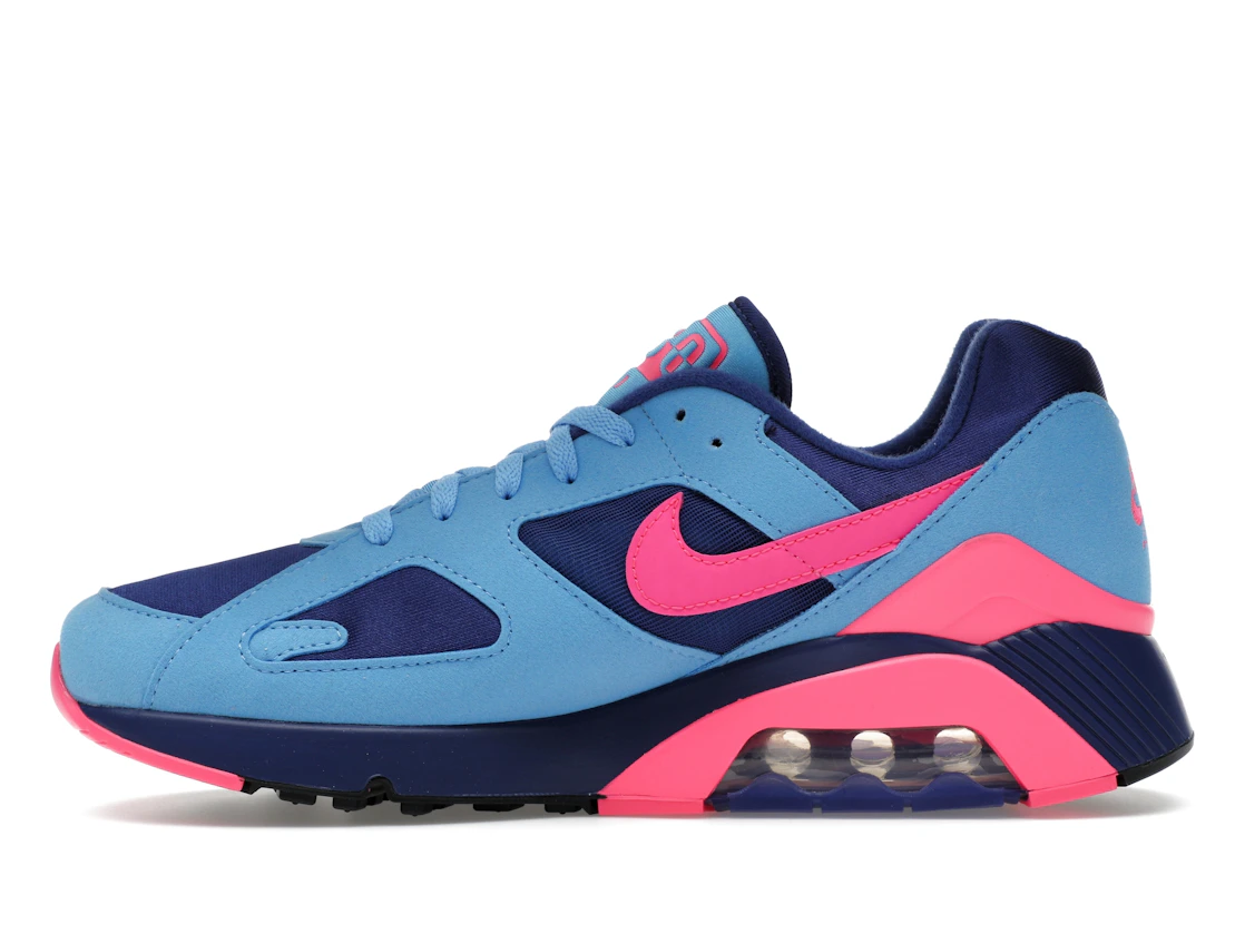 Vue 19 de Nike Air Max 180 University Blue Hyper Pink