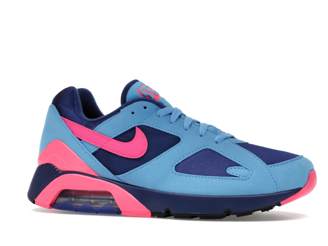 Vue 3 de Nike Air Max 180 University Blue Hyper Pink