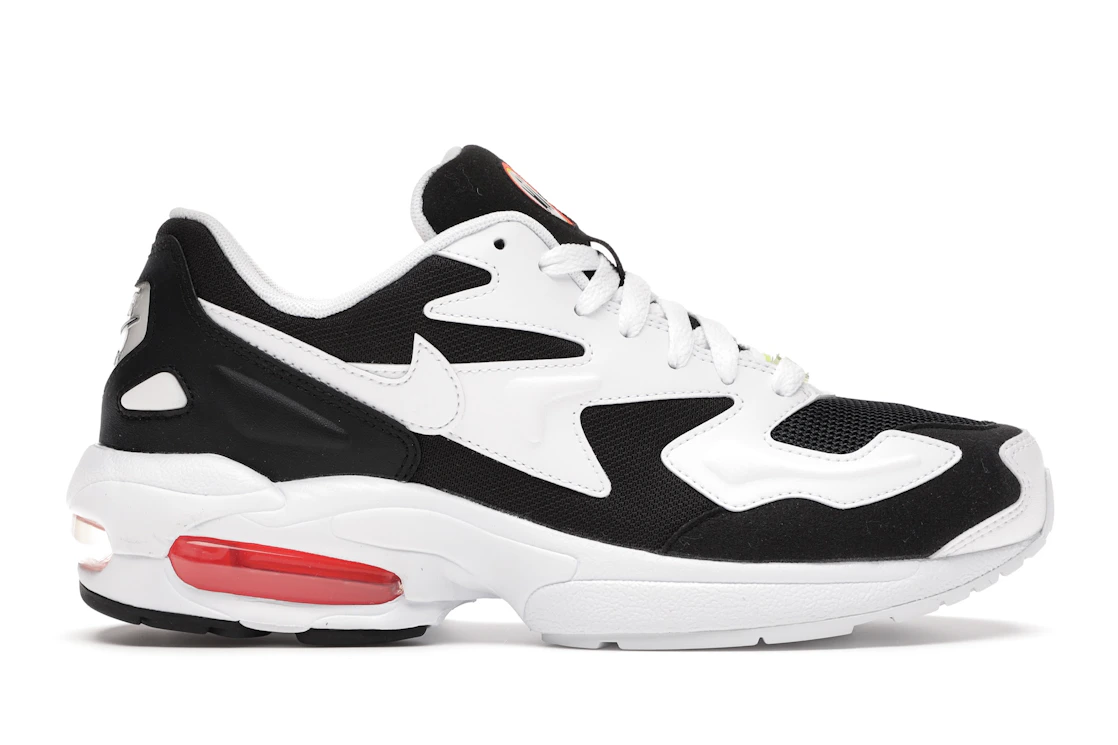 Vue 1 de Nike Air Max 2 Light Black Hyper Crimson 