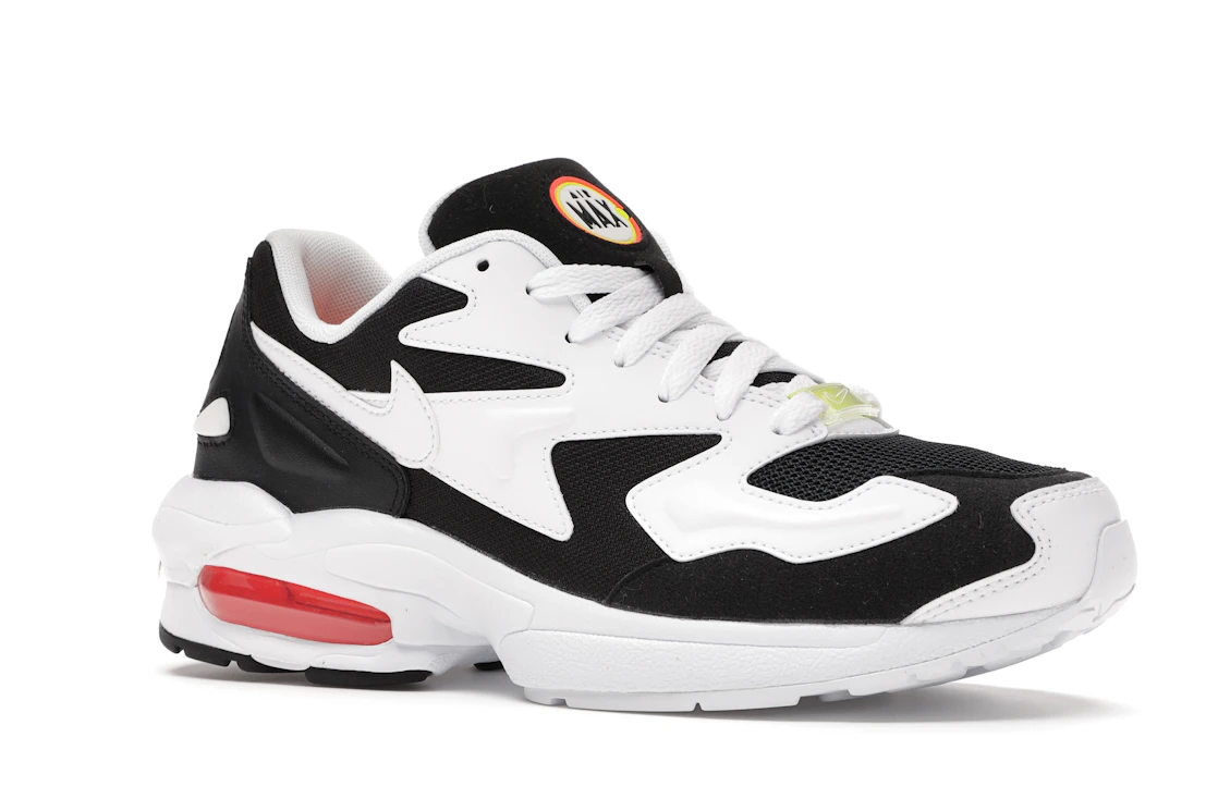 Vue 4 de Nike Air Max 2 Light Black Hyper Crimson 