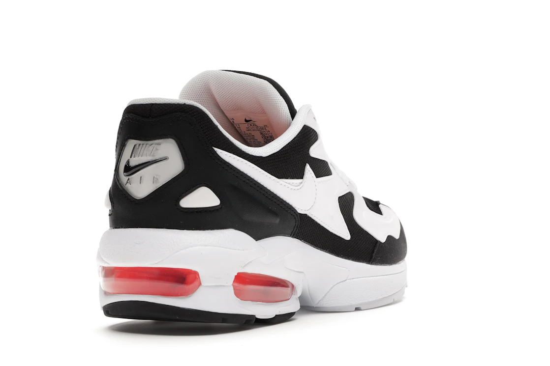 Vue 31 de Nike Air Max 2 Light Black Hyper Crimson 
