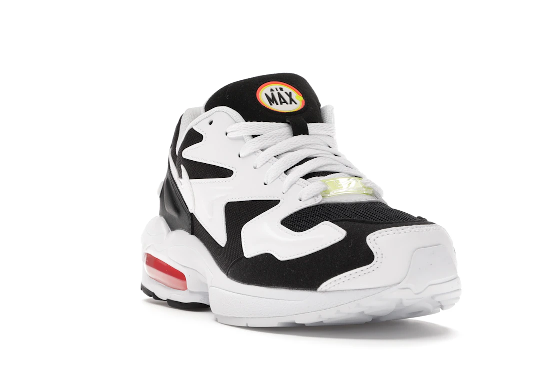 Vue 7 de Nike Air Max 2 Light Black Hyper Crimson 