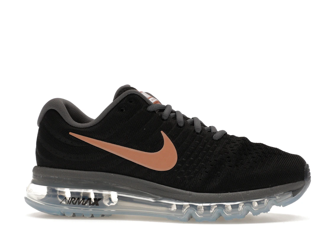 Vue 2 de Nike Air Max 2017 Black Metallic Red Bronze 