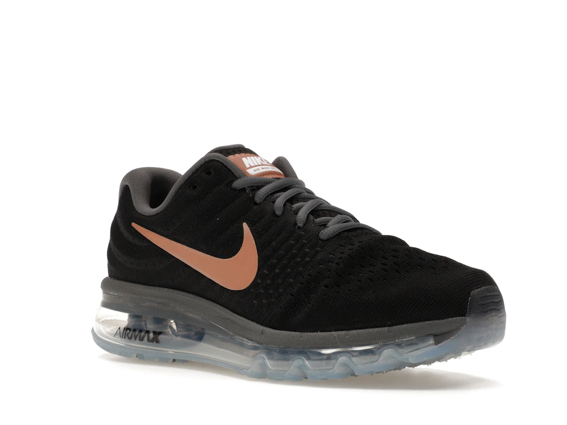 Vue 5 de Nike Air Max 2017 Black Metallic Red Bronze 