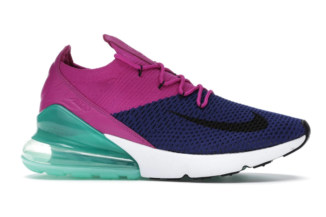 Vue 2 de Nike Air Max 270 Flyknit Fuchsia Flash