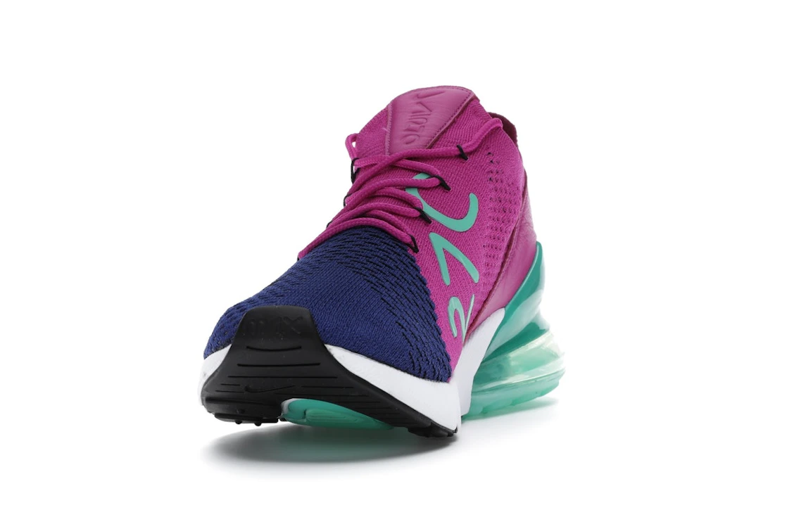 Vue 12 de Nike Air Max 270 Flyknit Fuchsia Flash
