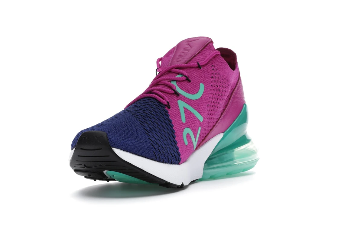 Vue 13 de Nike Air Max 270 Flyknit Fuchsia Flash