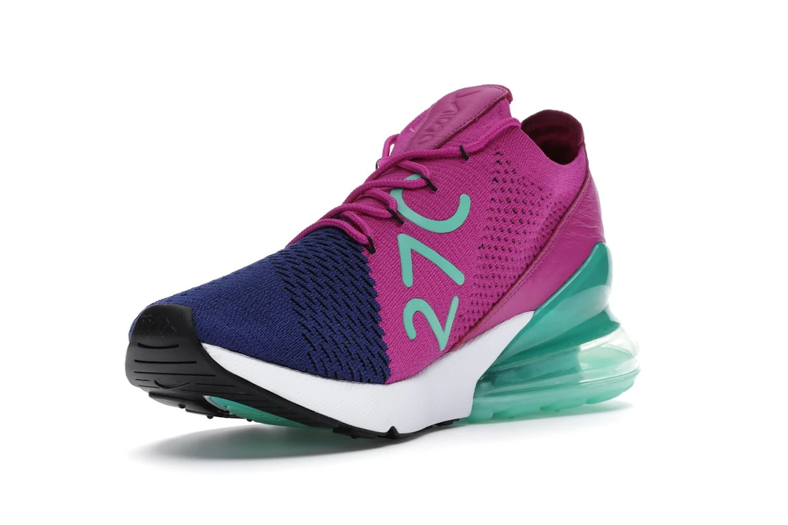 Vue 14 de Nike Air Max 270 Flyknit Fuchsia Flash