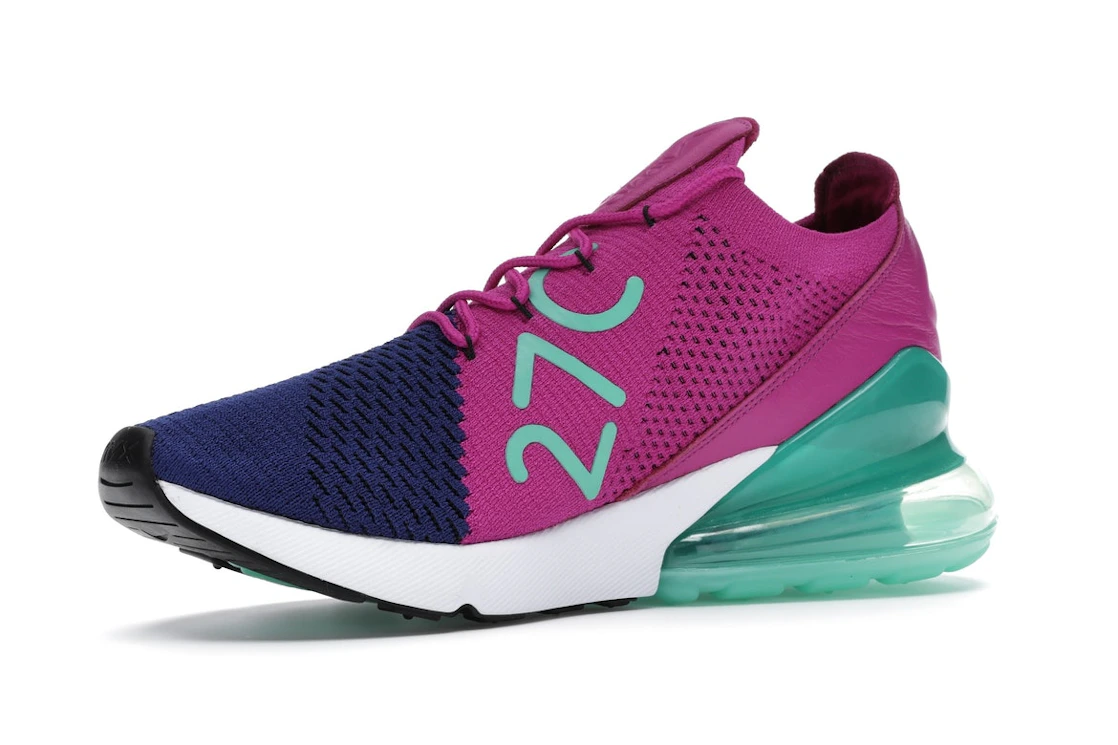 Vue 16 de Nike Air Max 270 Flyknit Fuchsia Flash