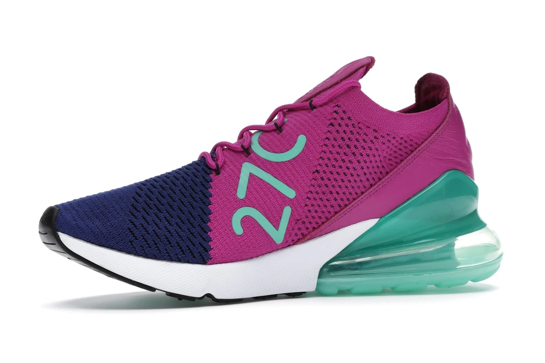 Vue 17 de Nike Air Max 270 Flyknit Fuchsia Flash