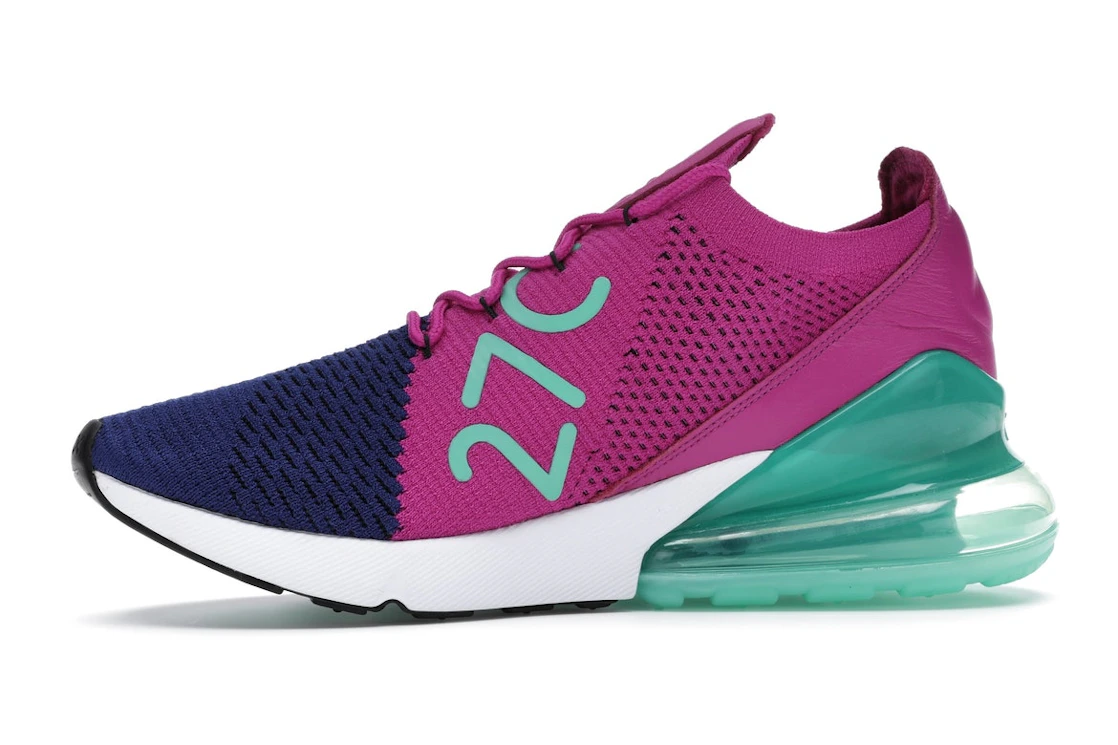 Vue 18 de Nike Air Max 270 Flyknit Fuchsia Flash