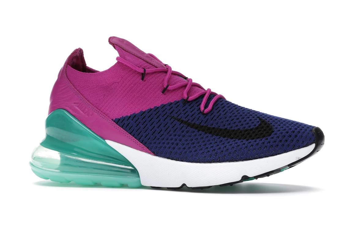 Vue 3 de Nike Air Max 270 Flyknit Fuchsia Flash