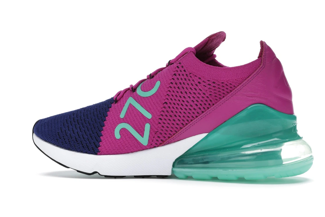 Vue 21 de Nike Air Max 270 Flyknit Fuchsia Flash