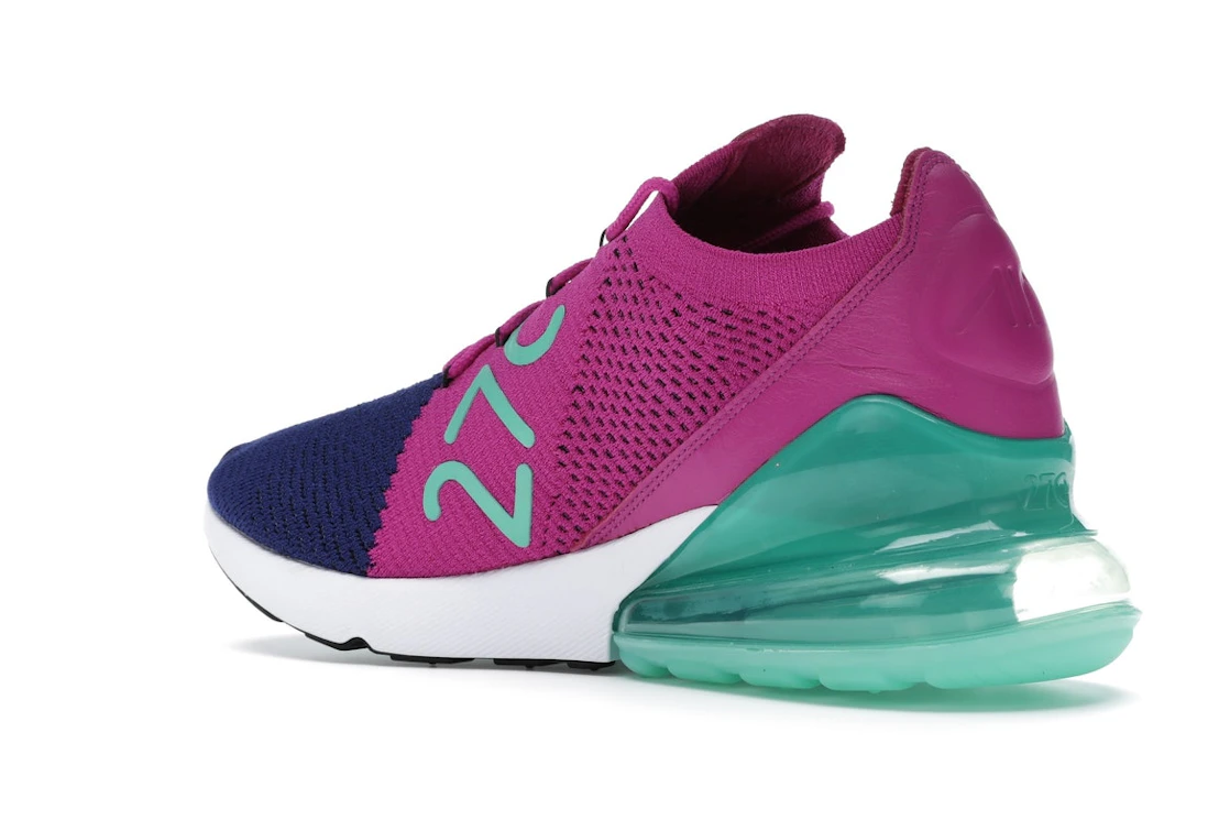 Vue 23 de Nike Air Max 270 Flyknit Fuchsia Flash
