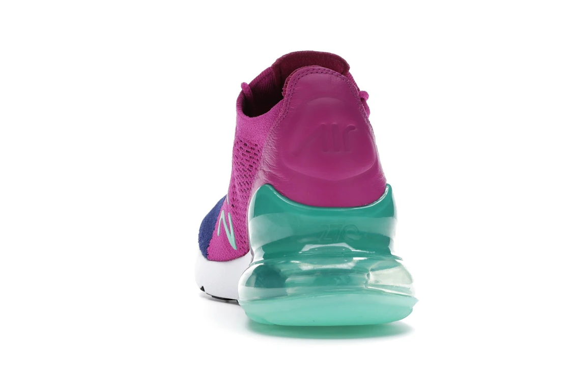 Vue 27 de Nike Air Max 270 Flyknit Fuchsia Flash