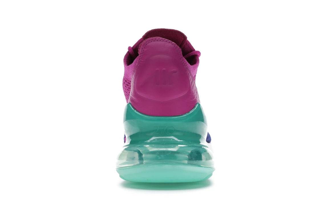 Vue 28 de Nike Air Max 270 Flyknit Fuchsia Flash