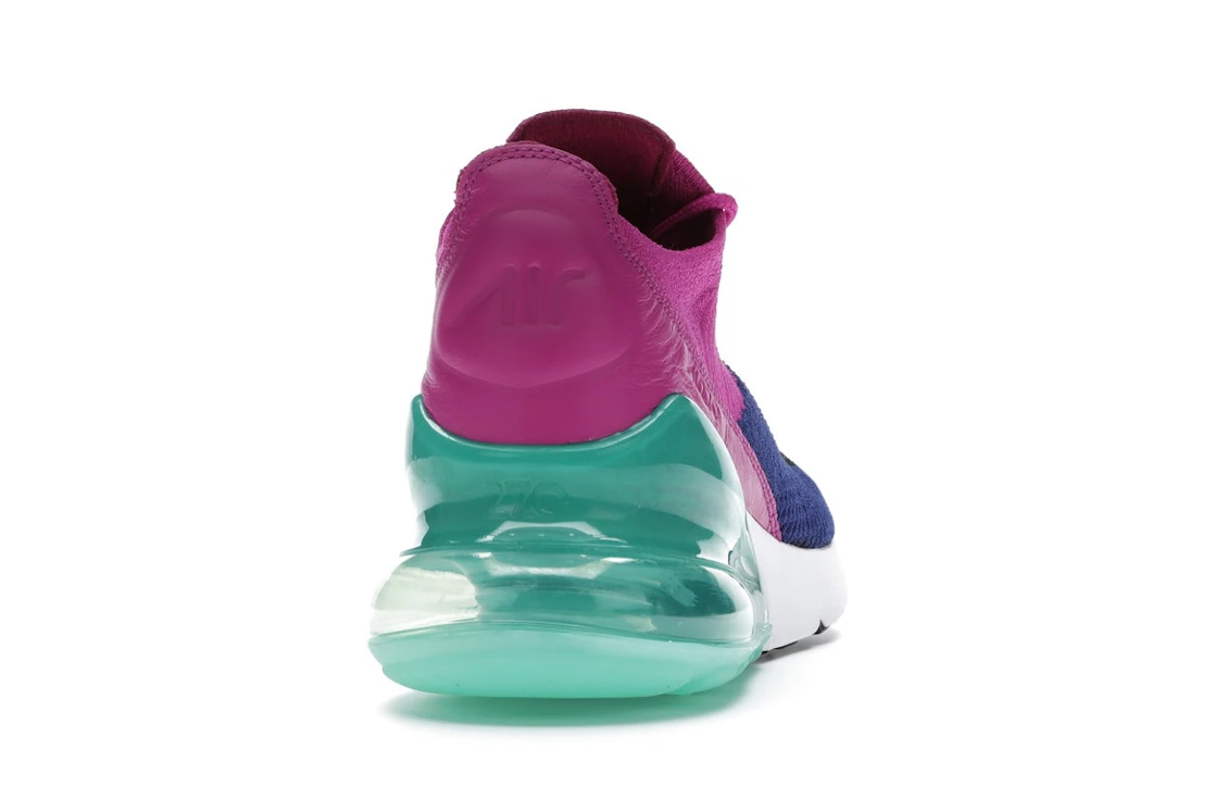 Vue 29 de Nike Air Max 270 Flyknit Fuchsia Flash