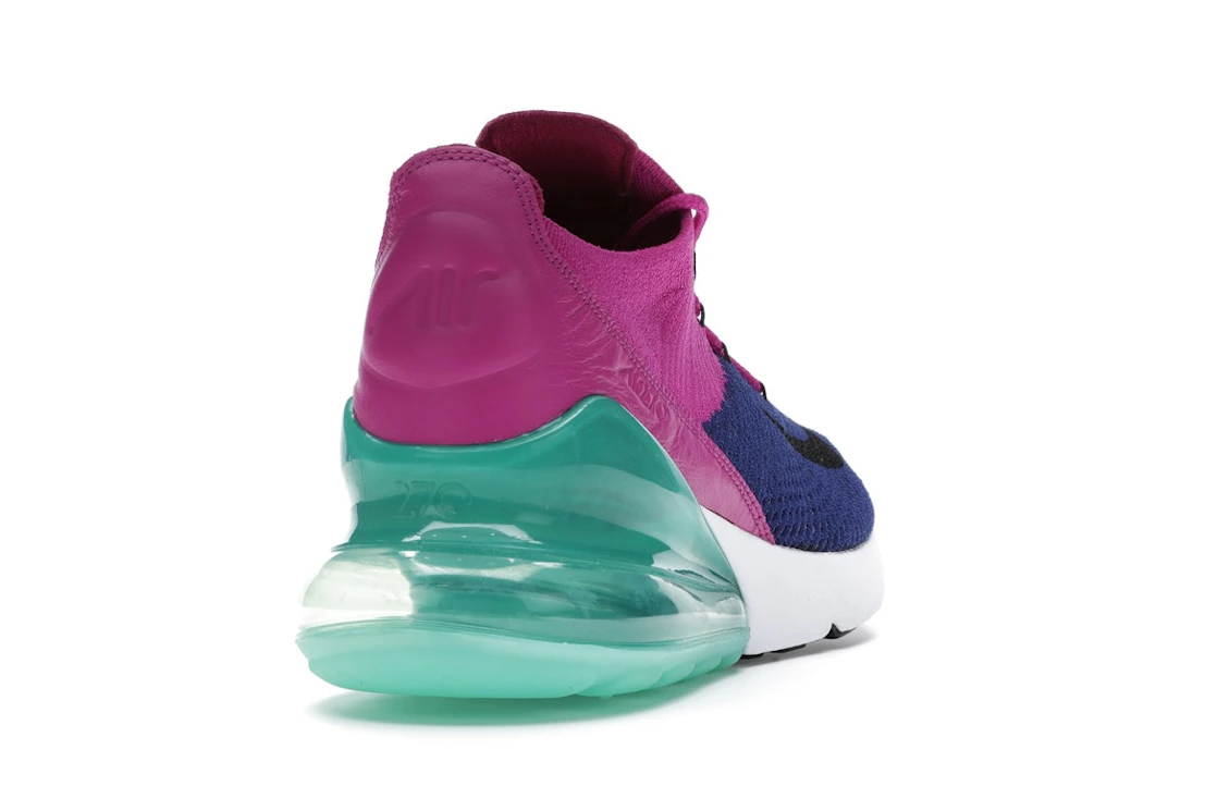 Vue 30 de Nike Air Max 270 Flyknit Fuchsia Flash