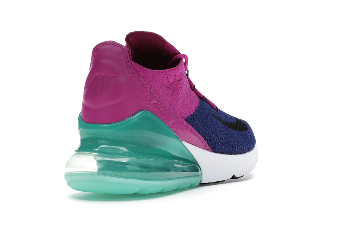 Vue 31 de Nike Air Max 270 Flyknit Fuchsia Flash