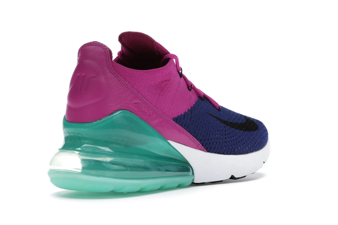 Vue 32 de Nike Air Max 270 Flyknit Fuchsia Flash