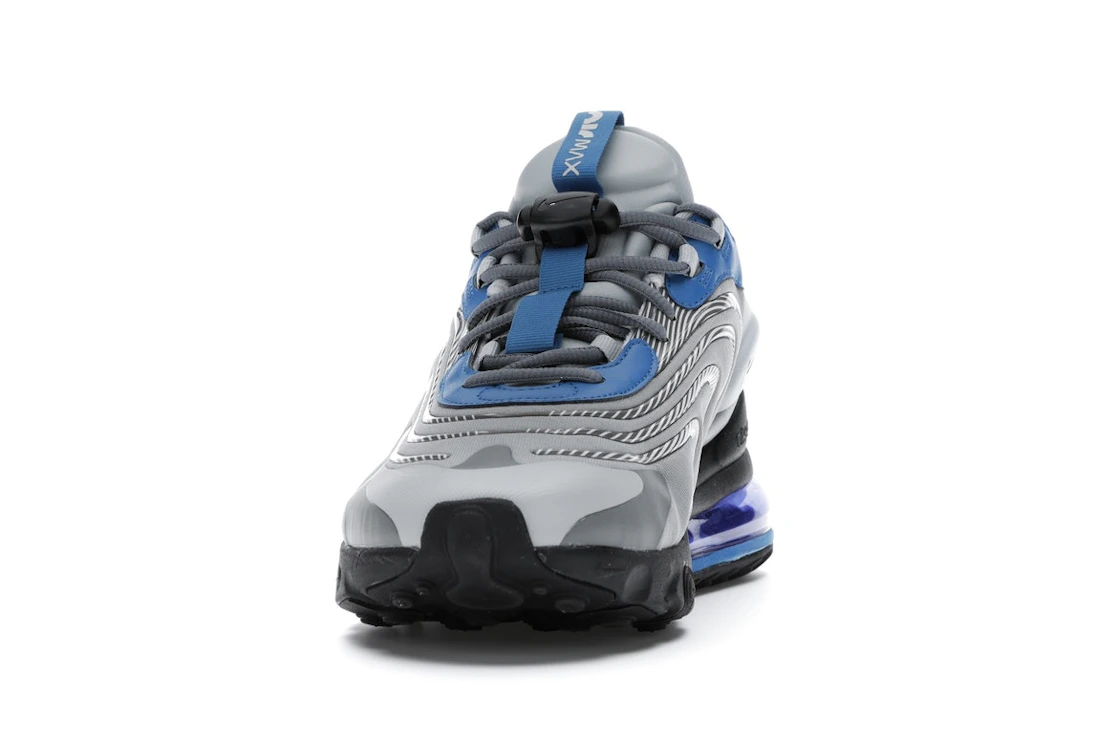 Vue 11 de Nike Air Max 270 React Eng Light Smoke Grey Battle Blue