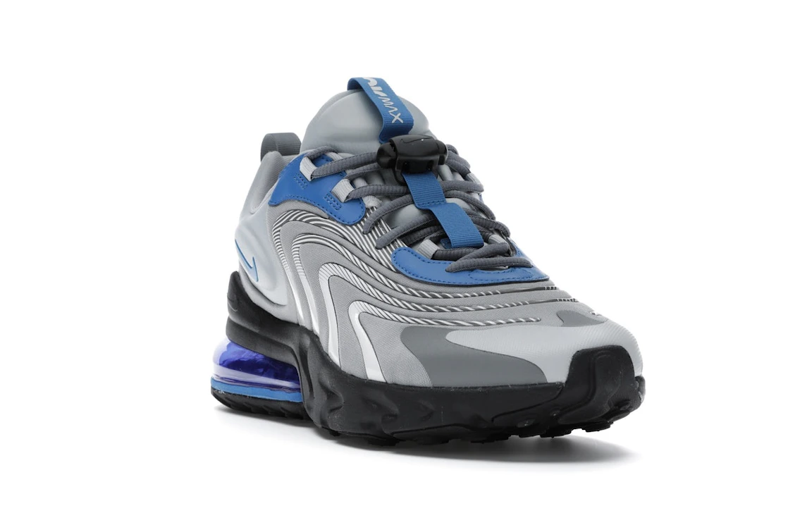 Vue 7 de Nike Air Max 270 React Eng Light Smoke Grey Battle Blue
