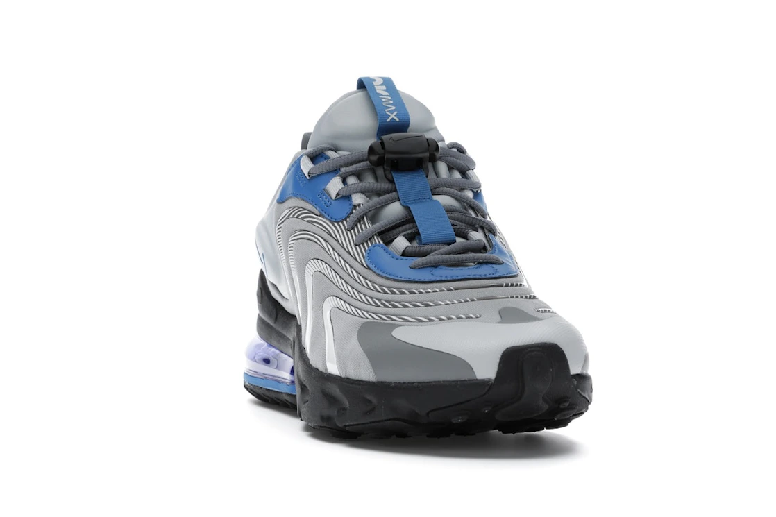Vue 8 de Nike Air Max 270 React Eng Light Smoke Grey Battle Blue