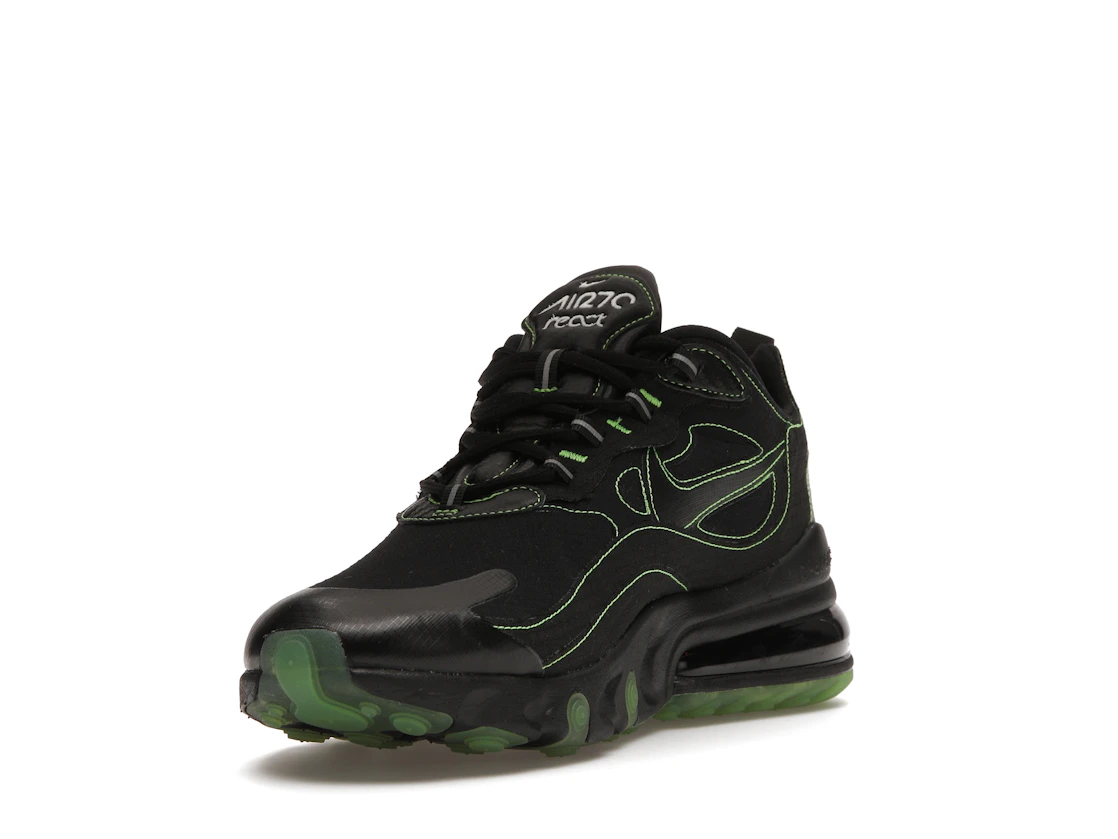 Vue 13 de Nike Air Max 270 React Black Electric Green