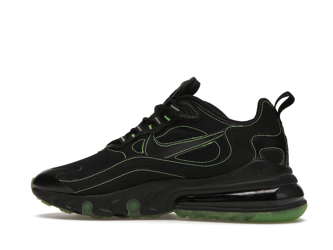 Vue 20 de Nike Air Max 270 React Black Electric Green
