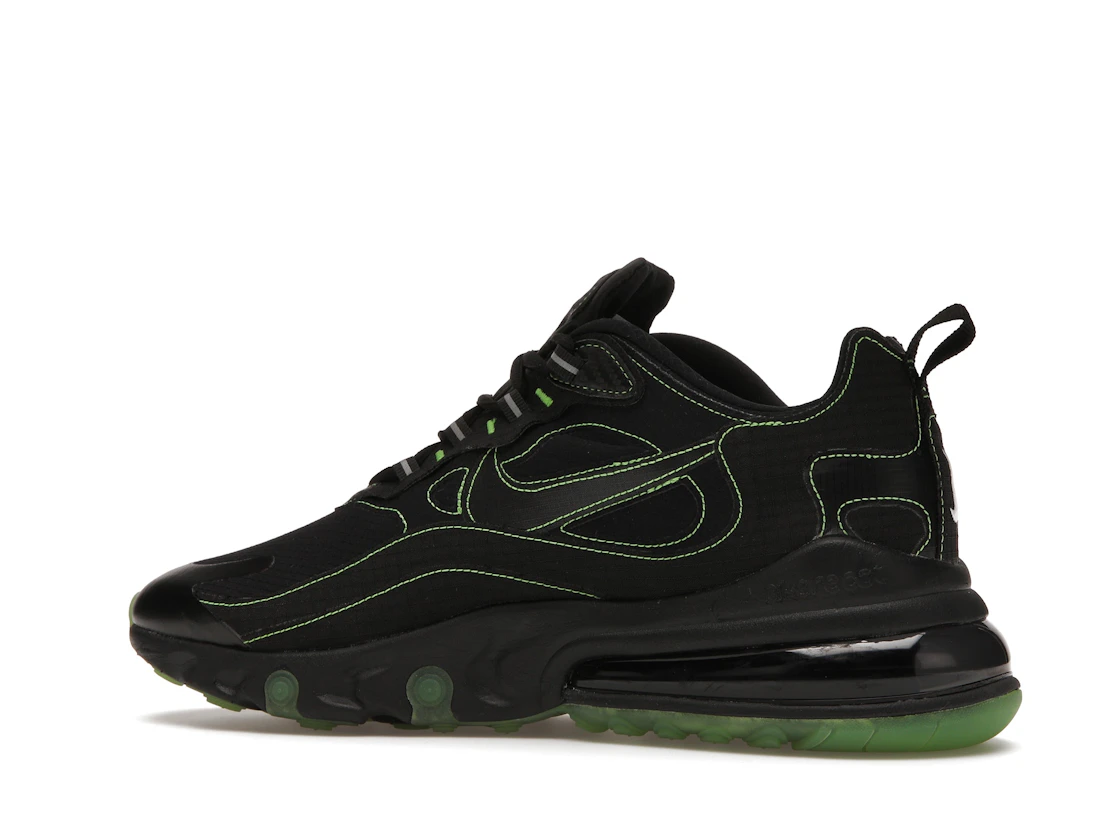Vue 21 de Nike Air Max 270 React Black Electric Green