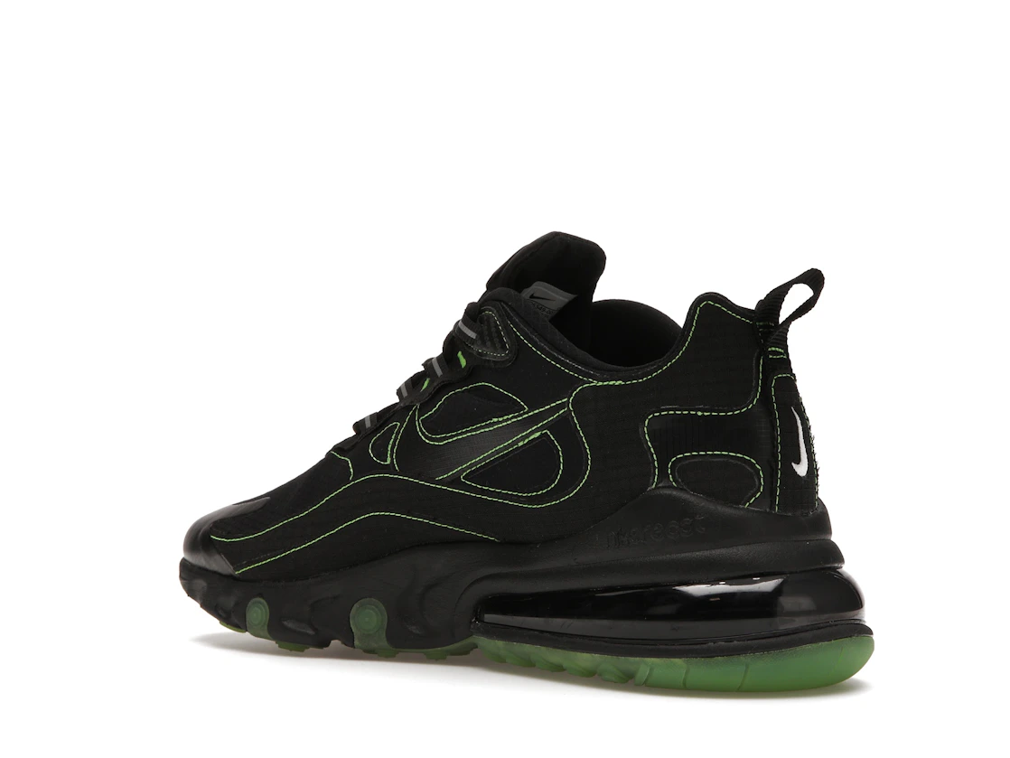 Vue 23 de Nike Air Max 270 React Black Electric Green