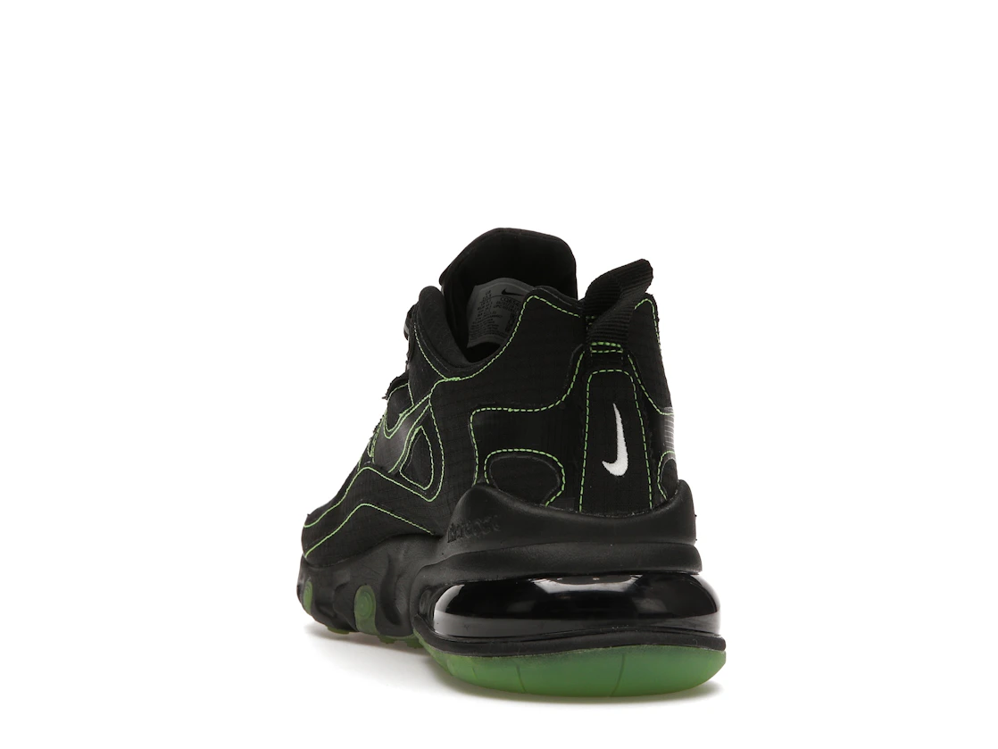Vue 26 de Nike Air Max 270 React Black Electric Green
