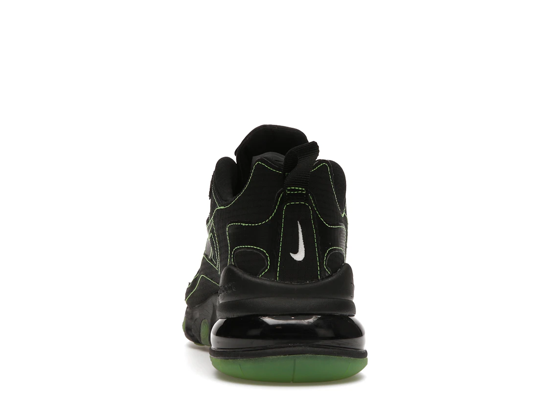 Vue 27 de Nike Air Max 270 React Black Electric Green