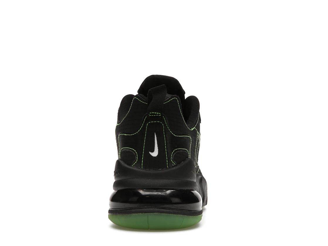 Vue 28 de Nike Air Max 270 React Black Electric Green