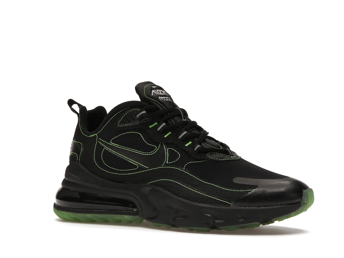 Vue 4 de Nike Air Max 270 React Black Electric Green