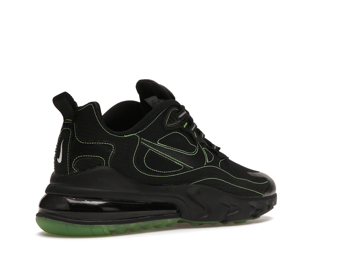 Vue 33 de Nike Air Max 270 React Black Electric Green