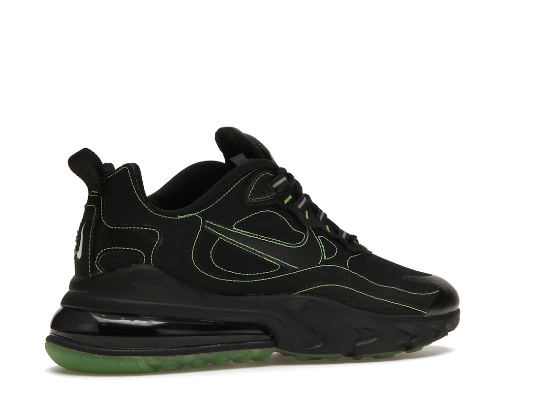 Vue 34 de Nike Air Max 270 React Black Electric Green