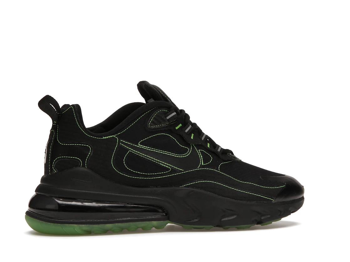 Vue 35 de Nike Air Max 270 React Black Electric Green