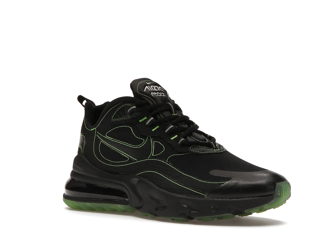 Vue 5 de Nike Air Max 270 React Black Electric Green