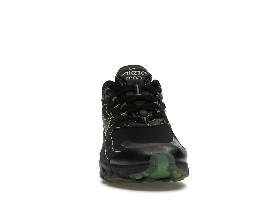 Vue 9 de Nike Air Max 270 React Black Electric Green