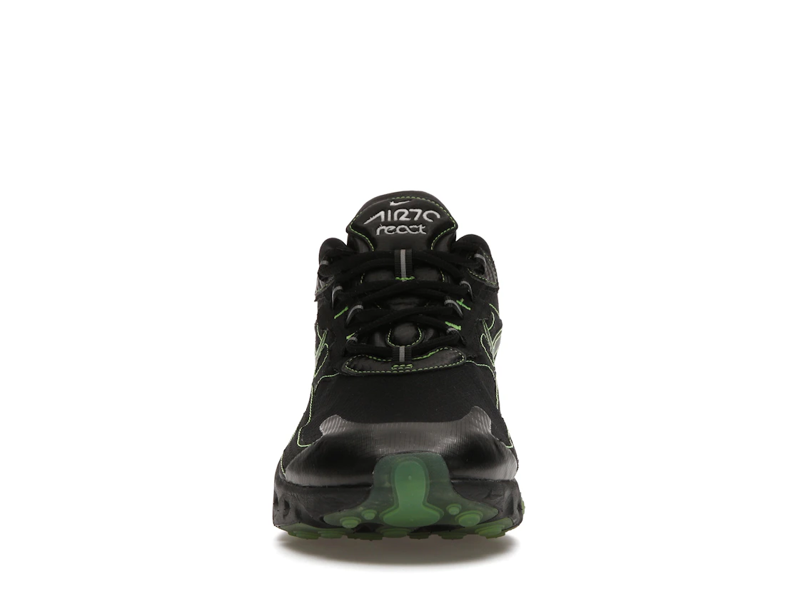 Vue 10 de Nike Air Max 270 React Black Electric Green