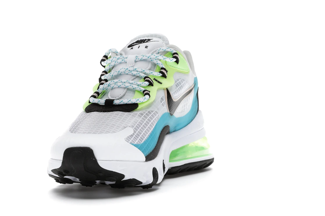 Vue 12 de Nike Air Max 270 React Oracle Aqua Ghost Green
