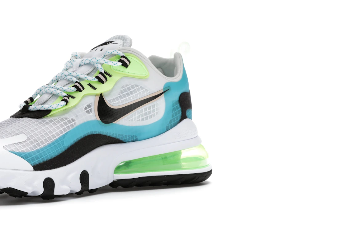 Vue 15 de Nike Air Max 270 React Oracle Aqua Ghost Green
