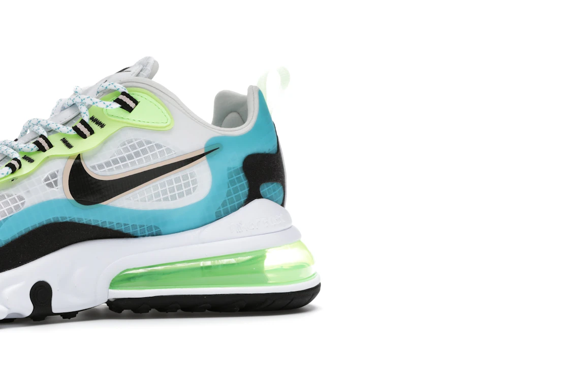 Vue 17 de Nike Air Max 270 React Oracle Aqua Ghost Green