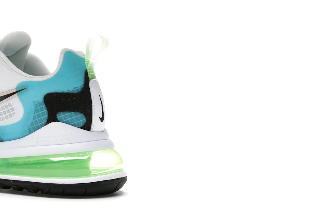 Vue 22 de Nike Air Max 270 React Oracle Aqua Ghost Green