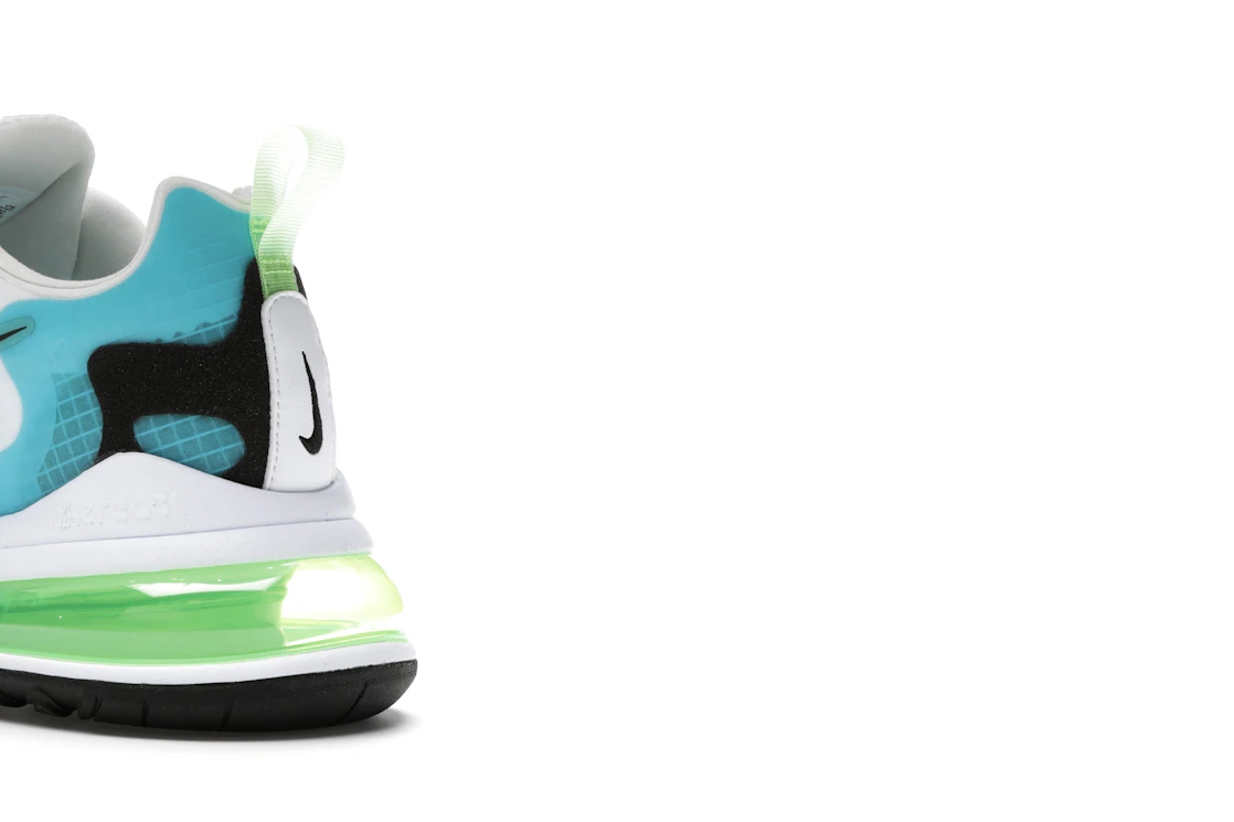 Vue 23 de Nike Air Max 270 React Oracle Aqua Ghost Green