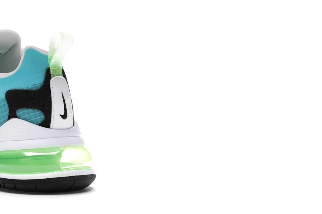 Vue 24 de Nike Air Max 270 React Oracle Aqua Ghost Green